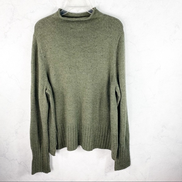 [Madewell] Olive Green Knit Turtleneck Sweater - Picture 8 of 8